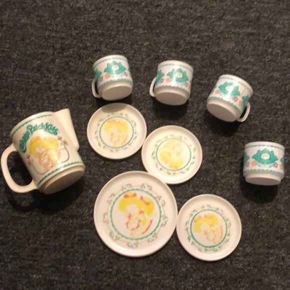 Vintage Cabbage Patch Kids 80's Tea Set Play set 1984 - Picture 1 of 5